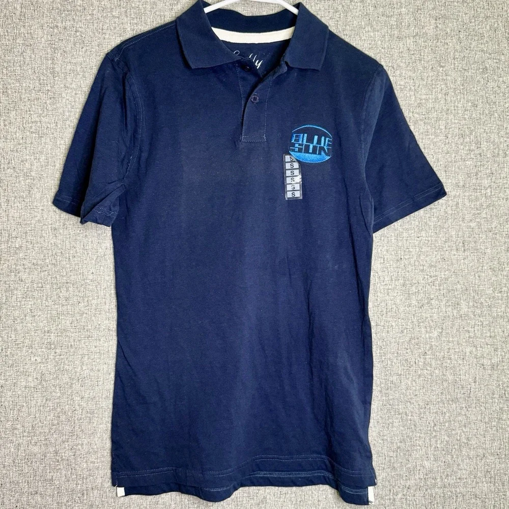 Firefly Blue Sun Corporation Logo Embroidered Polo Shirt Size Small Sci Fi‎
